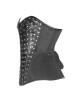 Women Real Leather Corset Overbust Handmade Black Genuine Leather Corset, Heavy Duty Steel Boned Waist Gothic Luxury and Stylish