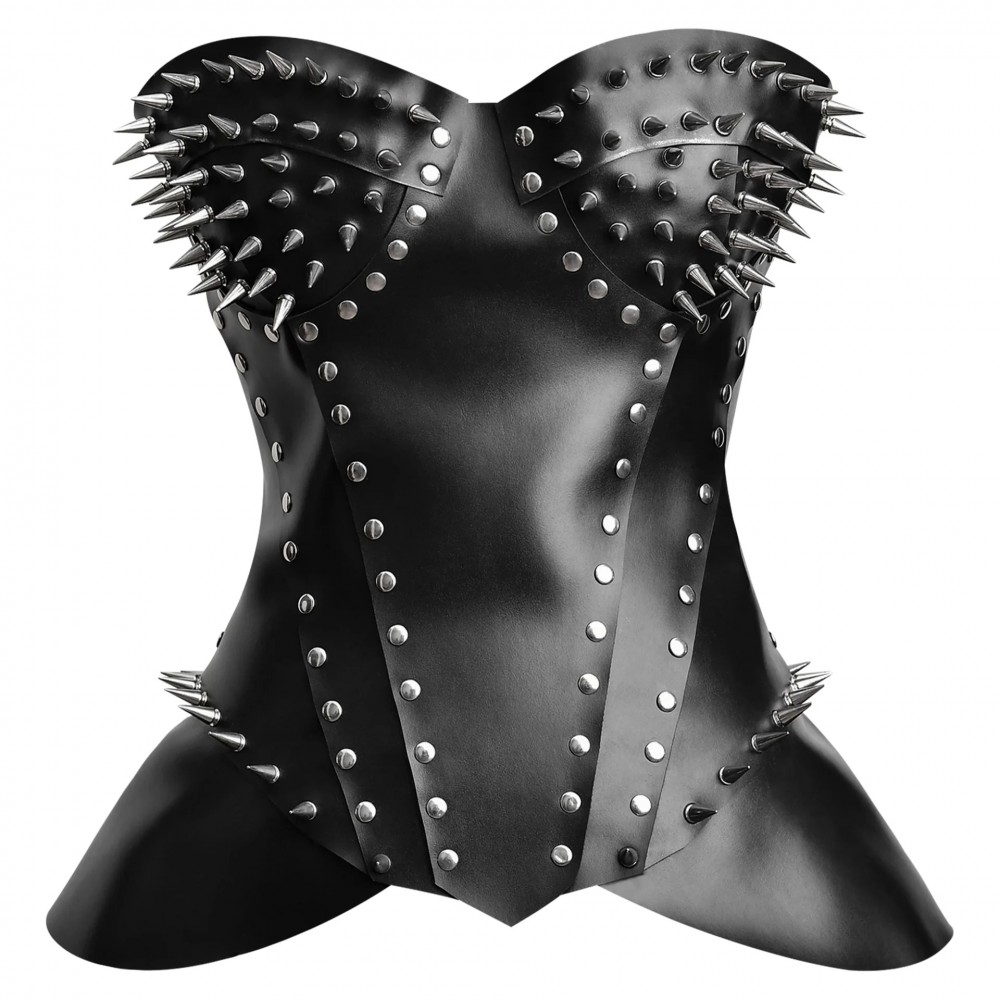 Women Real Leather Corset Overbust Handmade Black Genuine Leather Corset, Heavy Duty Steel Boned Waist Gothic Luxury and Stylish