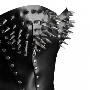 Women Real Leather Corset Overbust Handmade Black Genuine Leather Corset, Heavy Duty Steel Boned Waist Gothic Luxury and Stylish