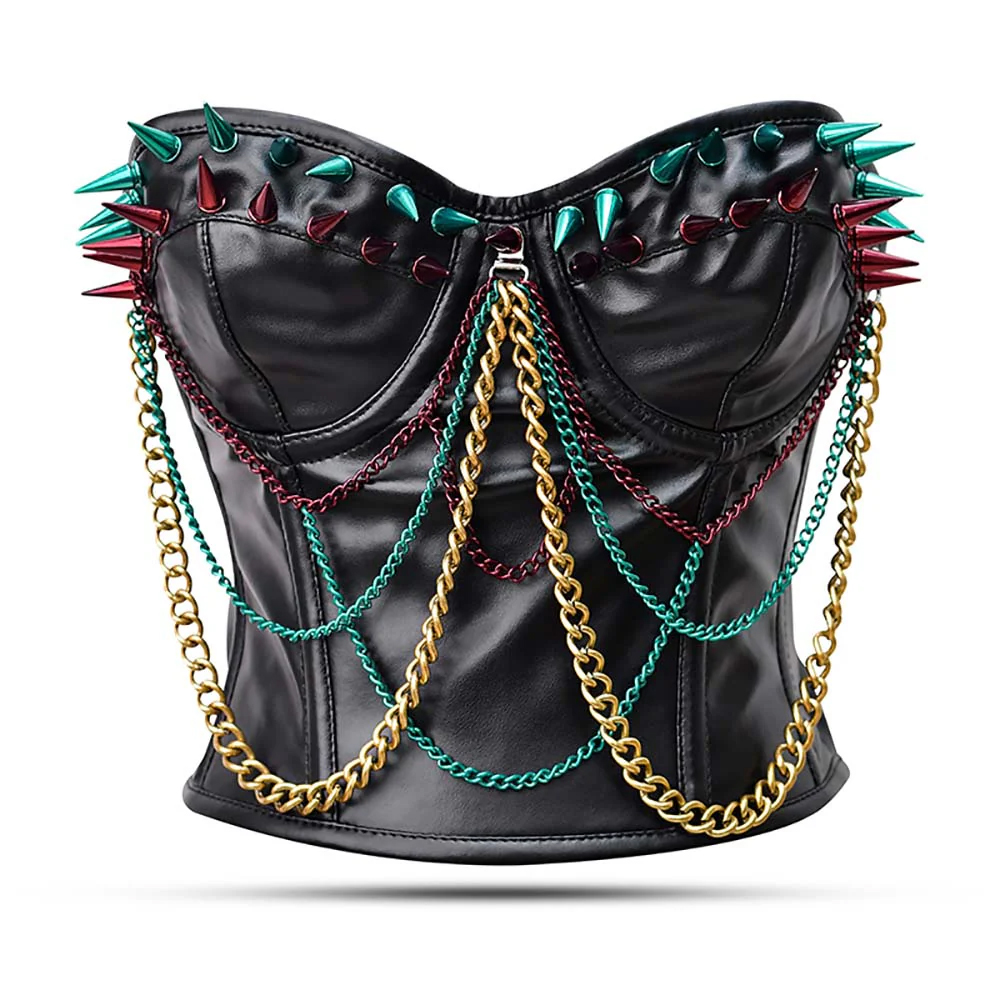 Women Real Leather Corset Overbust Handmade Black Genuine Leather Corset, Heavy Duty Steel Boned Waist Gothic Luxury and Stylish