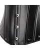 Women Real Leather Corset Overbust Handmade Black Genuine Leather Corset, Heavy Duty Steel Boned Waist Gothic Luxury and Stylish