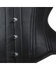 Women Real Leather Corset Overbust Handmade Black Genuine Leather Corset, Heavy Duty Steel Boned Waist Gothic Luxury and Stylish