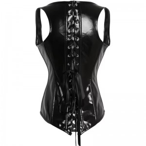 Women Real Leather Corset Overbust Handmade Black Genuine Leather Corset, Heavy Duty Steel Boned Waist Gothic Luxury and Stylish