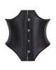 Women Real Leather Corset Overbust Handmade Black Genuine Leather Corset, Heavy Duty Steel Boned Waist Gothic Luxury and Stylish