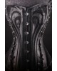 Women Real Leather Corset Overbust Handmade Black Genuine Leather Corset, Heavy Duty Steel Boned Waist Gothic Luxury and Stylish