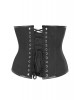 Women Real Leather Corset Underbust Handmade Black Genuine Leather Corset, Heavy Duty Steel Boned Waist Gothic Luxury and Stylish