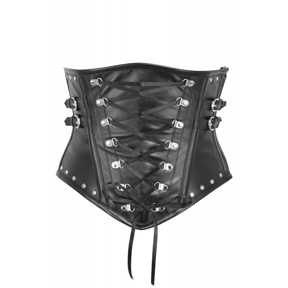 Women Real Leather Corset Underbust Handmade Black Genuine Leather Corset, Heavy Duty Steel Boned Waist Gothic Luxury and Stylish