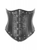 Women Real Leather Corset Underbust Handmade Black Genuine Leather Corset, Heavy Duty Steel Boned Waist Gothic Luxury and Stylish