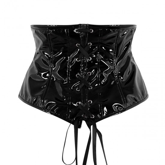 Women Real Leather Corset Underbust Handmade Black Genuine Leather Corset, Heavy Duty Steel Boned Waist Gothic Luxury and Stylish