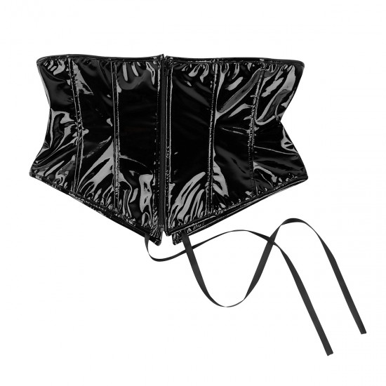 Women Real Leather Corset Underbust Handmade Black Genuine Leather Corset, Heavy Duty Steel Boned Waist Gothic Luxury and Stylish