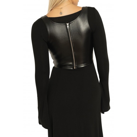 Women Real Leather Corset Underbust Handmade Black Genuine Leather Corset, Heavy Duty Steel Boned Waist Gothic Luxury and Stylish