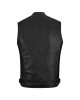Men's Motorcycle Real Leather Vest Premium Leather Handmade Club, Diamond Quilted Leather Vest, Leather Biker Vest Motorbike Vest Cowhide
