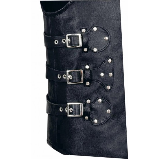 Men's Motorcycle Real Leather Vest Premium Leather Handmade Club, Diamond Quilted Leather Vest Leather Biker Vest Motorbike Heavy Metal Vest