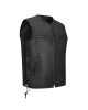 Men's Motorcycle Real Leather Vest Premium Leather Handmade Club, Diamond Quilted Leather Vest, Leather Biker Vest Motorbike Vest Side Laces