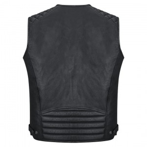 Men's Motorcycle Real Leather Vest Premium Leather Handmade Club, Diamond Quilted Leather Vest, Leather Biker Vest Motorbike Vest Cowhide