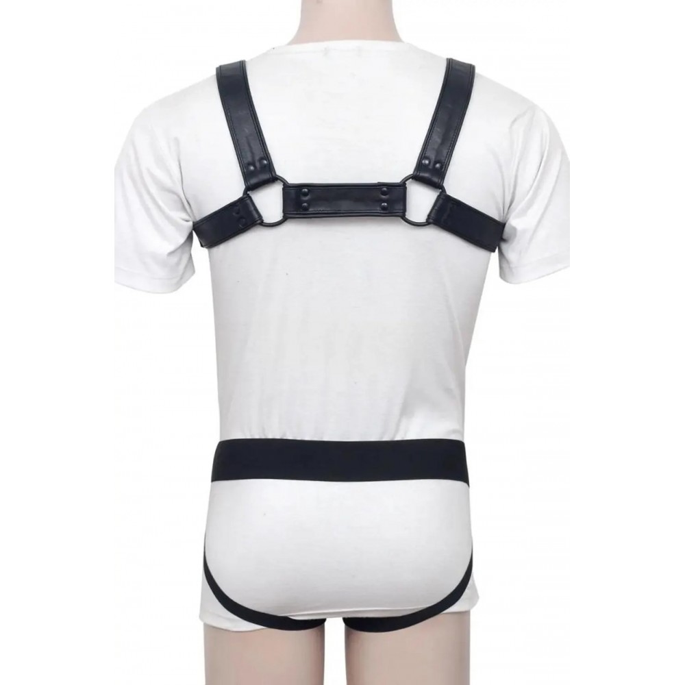 Men's Real Leather Jockstrap with Leather Harness, Fetish, Club Leather Underwear, Sexy Thong, Adult, Codpiece, Men Leather Fashion Wear