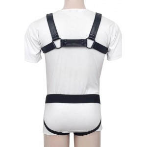 Men's Real Leather Jockstrap with Leather Harness, Fetish, Club Leather Underwear, Sexy Thong, Adult, Codpiece, Men Leather Fashion Wear