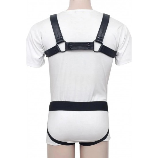 Men's Real Leather Jockstrap with Leather Harness, Fetish, Club Leather Underwear, Sexy Thong, Adult, Codpiece, Men Leather Fashion Wear