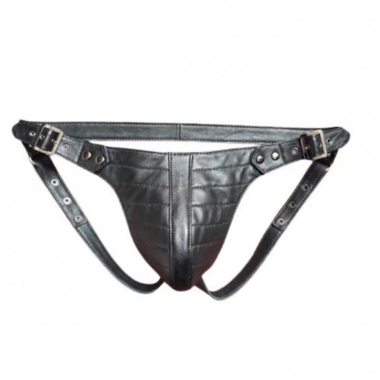 Men's Real Leather Jockstrap, Fetish, Club Leather Underwear, Sexy Thong, Adult, Codpiece, Fetish Underwear, Men Leather Underwear 