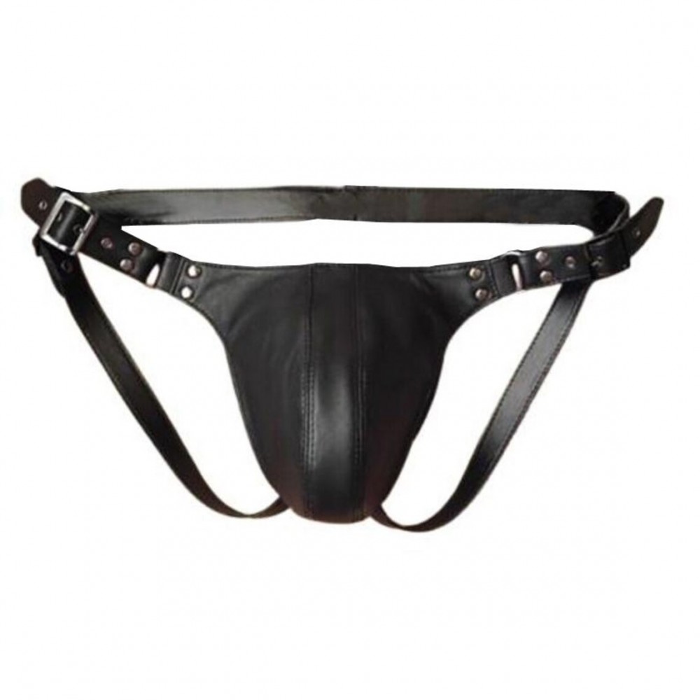Men's Real Leather Jockstrap, Fetish, Club Leather Underwear, Sexy Thong, Adult, Codpiece, Fetish Underwear, Men Leather Underwear 