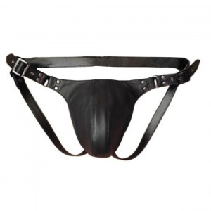 Men's Real Leather Jockstrap, Fetish, Club Leather Underwear, Sexy Thong, Adult, Codpiece, Fetish Underwear, Men Leather Underwear 