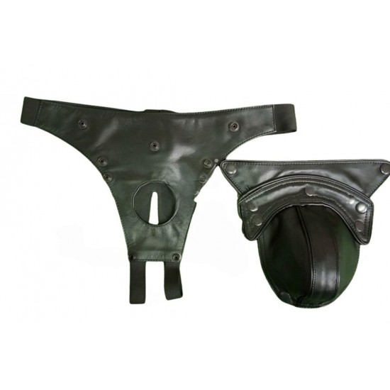 Men's Real Leather Jockstrap, Fetish, Club Leather Underwear, Sexy Thong, Adult, Codpiece, Fetish Underwear, Men Leather Underwear