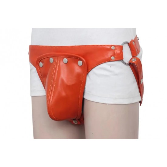Men's Real Leather Jockstrap, Fetish, Club Leather Underwear, Sexy Thong, Adult, Codpiece, Fetish Underwear, Men Leather Underwear 