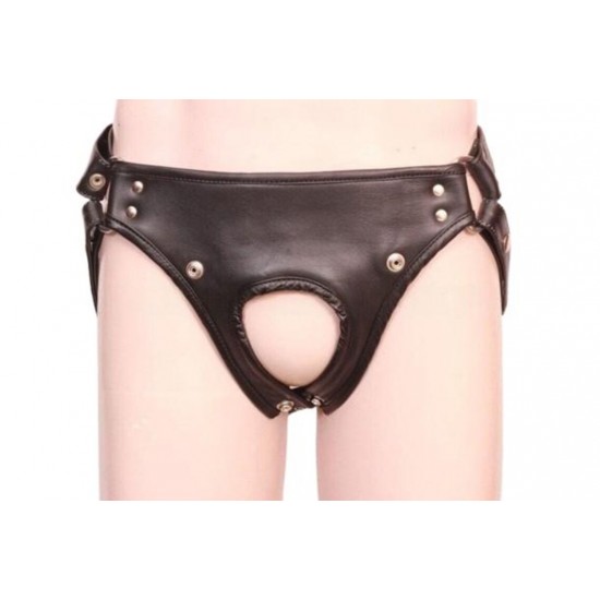 Men's Real Leather Jockstrap, Fetish, Club Leather Underwear, Sexy Thong, Adult, Codpiece, Fetish Underwear, Men Leather Underwear 