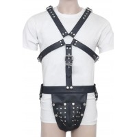 Men's Real Leather Jockstrap with Harness, Fetish, Club Leather Underwear, Sexy Thong, Adult, Codpiece, Fetish Underwear, Men Leather Wear