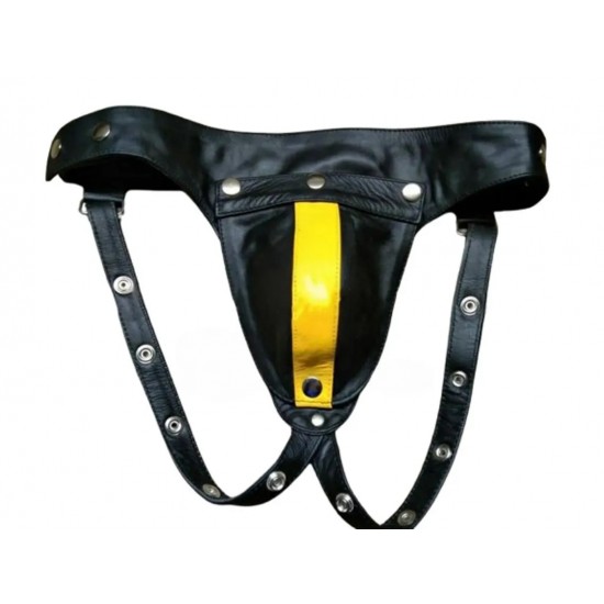 Men's Real Leather Jockstrap, Fetish, Club Leather Underwear, Sexy Thong, Adult, Codpiece, Fetish Underwear, Men Leather Underwear 