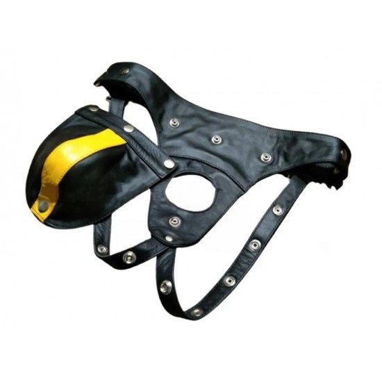 Men's Real Leather Jockstrap, Fetish, Club Leather Underwear, Sexy Thong, Adult, Codpiece, Fetish Underwear, Men Leather Underwear 