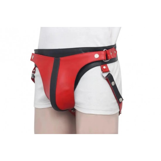 Men's Real Leather Jockstrap, Fetish, Club Leather Underwear, Sexy Thong, Adult, Codpiece, Fetish Underwear, Men Leather Underwear 