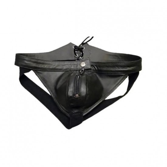 Men's Real Leather Jockstrap, Fetish, Club Leather Underwear, Sexy Thong, Adult, Codpiece, Fetish Underwear, Men Leather Underwear 