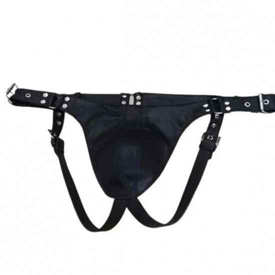 Men's Real Leather Jockstrap, Fetish, Club Leather Underwear, Sexy Thong, Adult, Codpiece, Fetish Underwear, Men Leather Underwear 