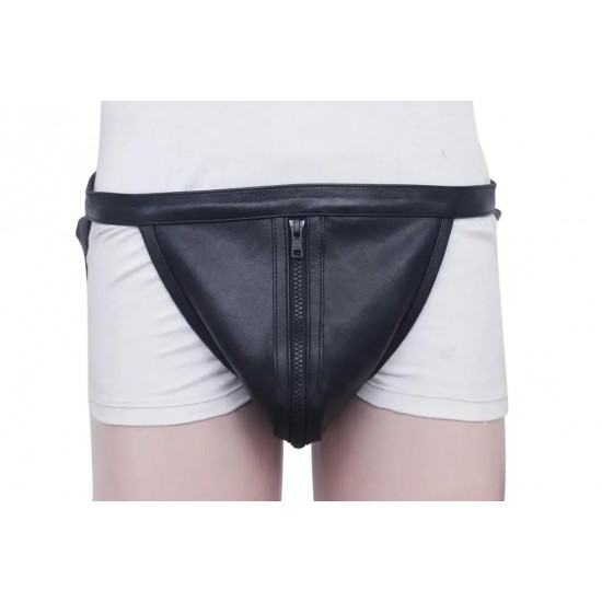 Men's Real Leather Jockstrap, Fetish, Club Leather Underwear, Sexy Thong, Adult, Codpiece, Fetish Underwear, Men Leather Underwear