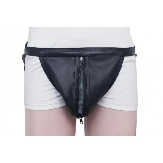 Men's Real Leather Jockstrap, Fetish, Club Leather Underwear, Sexy Thong, Adult, Codpiece, Fetish Underwear, Men Leather Underwear