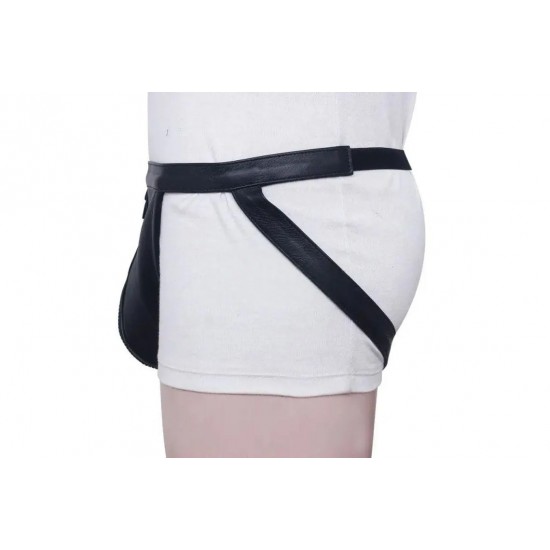 Men's Real Leather Jockstrap, Fetish, Club Leather Underwear, Sexy Thong, Adult, Codpiece, Fetish Underwear, Men Leather Underwear