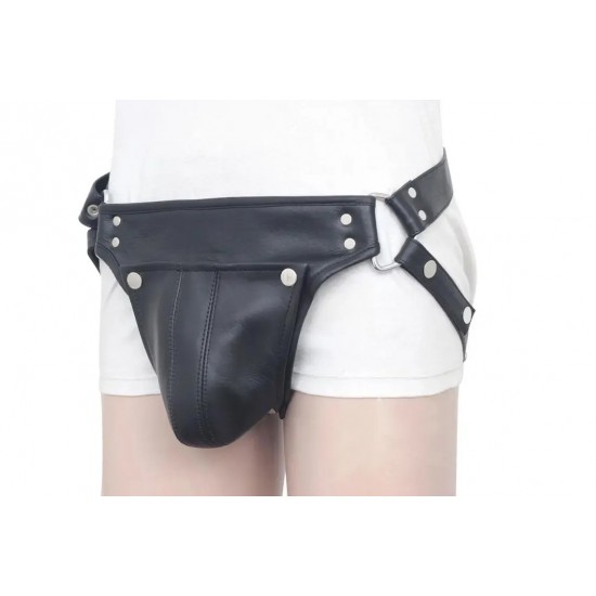 Men's Real Leather Jockstrap, Fetish, Club Leather Underwear, Sexy Thong, Adult, Codpiece, Fetish Underwear, Men Leather Underwear 