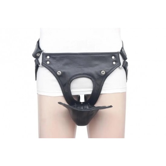 Men's Real Leather Jockstrap, Fetish, Club Leather Underwear, Sexy Thong, Adult, Codpiece, Fetish Underwear, Men Leather Underwear 