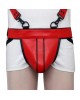 Men's Real Leather Jockstrap with Leather Harness, Fetish, Club Leather Underwear, Sexy Thong, Adult, Men Leather Fashion Wear