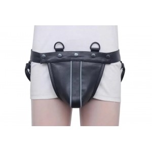 Men's Real Leather Jockstrap, Fetish, Club Leather Underwear, Sexy Thong, Adult, Codpiece, Fetish Underwear, Men Leather Underwear 