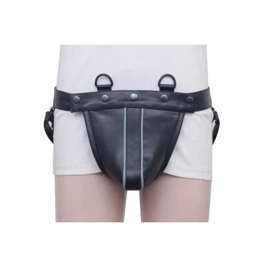 Men's Real Leather Jockstrap, Fetish, Club Leather Underwear, Sexy Thong, Adult, Codpiece, Fetish Underwear, Men Leather Underwear 