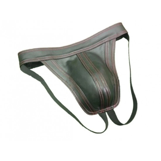 Men's Real Leather Jockstrap, Fetish, Club Leather Underwear, Sexy Thong, Adult, Codpiece, Fetish Underwear, Men Leather Underwear 