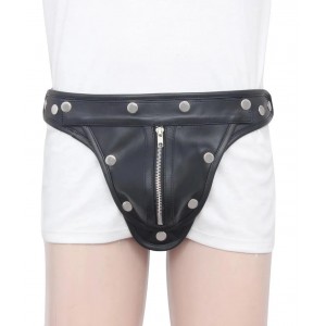 Men's Real Leather Jockstrap, Fetish, Club Leather Underwear, Sexy Thong, Adult, Codpiece, Fetish Underwear, Men Leather Underwear
