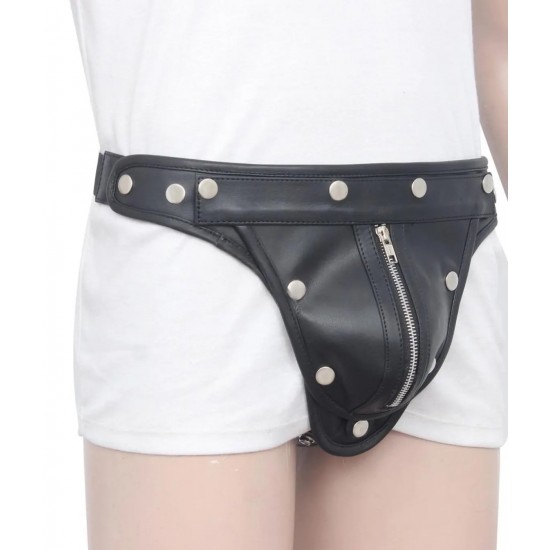 Men's Real Leather Jockstrap, Fetish, Club Leather Underwear, Sexy Thong, Adult, Codpiece, Fetish Underwear, Men Leather Underwear