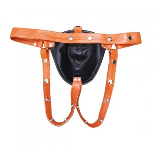 Men's Real Leather Jockstrap, Fetish, Club Leather Underwear, Sexy Thong, Adult, Codpiece, Fetish Underwear, Men Leather Underwear