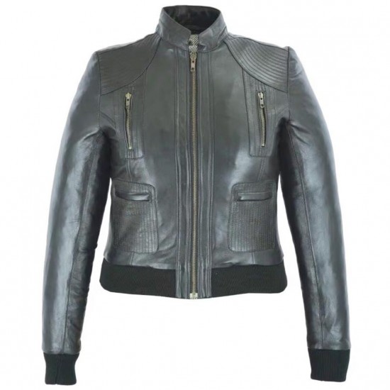 Women Real Leather Jacket, Classic Handmade Fashion Wear, Vintage leather Jacket, Classic Ladies Soft Leather Jacket