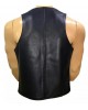 Men Real Leather Bartender Vest Cowhide Bar Waistcoat Open Front Vintage Style, Handmade – Gay Bar Vest, Bar Waistcoat Durability and Style 