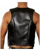 Men's Real Leather Bartender Vest, Handmade – Gay Bar Vest, Waistcoat, Vintage Leather Club Vest, Genuine Leather Party Vest
