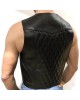 Men Real Leather Bartender Vest Cowhide Bar Waistcoat Open Front Vintage Style, Handmade – Gay Bar Vest, Vintage Leather Club, Party Vest